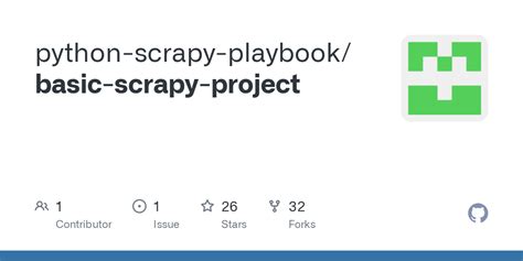 scrapy|Scrapy project · GitHub.